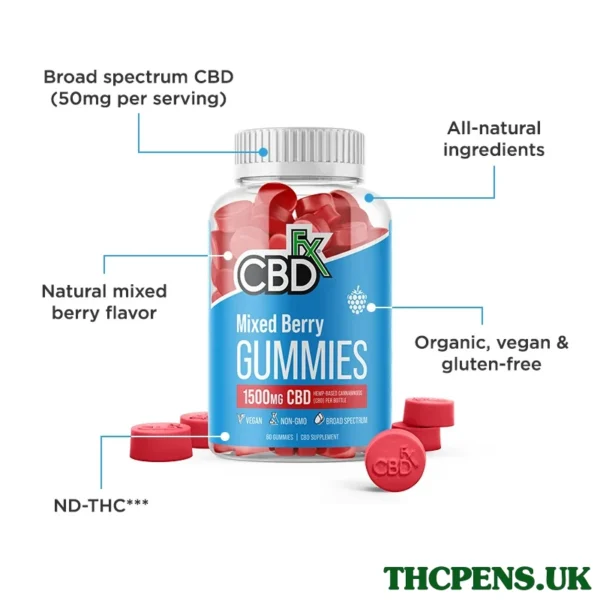 CBDfx-Original-Mixed-Berry-CBD-Gummies-Broad-Spectrum-THC-Free-60ct-1500mg-CBD2.webp CBDfx, Original Mixed Berry CBD Gummies, Broad Spectrum THC-Free, 60ct, 1500mg CBD