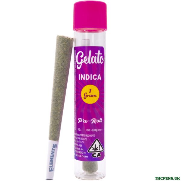 Gelato-Indica-Pre-Roll-11a9dd5b-0fc4-4960-aadd-1e790d07b6ec-87c24bcb-34f0-4a66-90ca-91ba335a9fa6.jpg GELATO PRE ROLLS UK