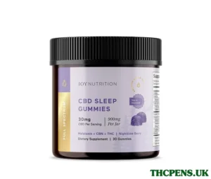 Joy-Organics-CBD-Sleep-Gummies-CBN-THC-Nighttime-Berry-Full-Spectrum-30ct-30mg-THC-90mg-CBN-900mg-CBD-1-jpg.webp Joy Organics, CBD Sleep Gummies + CBN + THC, Nighttime Berry, Full Spectrum, 30ct, 30mg THC + 90mg CBN + 900mg CBD