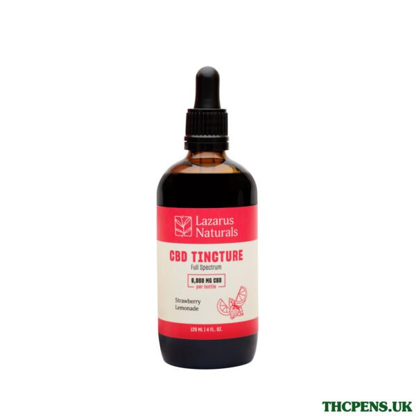 Lazarus Naturals, CBD Tincture, Strawberry Lemonade, Full Spectrum, 4fl oz, 6000mg CBD