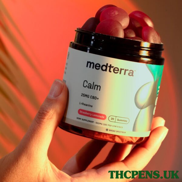 Medterra-Calm-25mg-CBD-Gummies-Strawberry-Lemonade-Broad-Spectrum-THC-Free-20ct-500mg-CBD-5.jpg Medterra, Calm 25mg CBD+ Gummies, Strawberry Lemonade, Broad Spectrum THC-Free, 20ct, 500mg CBD